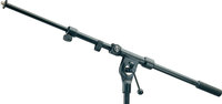 K&M 211/1 Classic Two-Piece Telescopic Boom Arm with 3/8" Thread in Black
