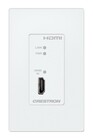 Crestron HD-TX-4KZ-101-1G  DM Lite® 4K60 4:4:4 Transmitter for HDMI Signal Extension over CATx Cable, Wall Plate, White