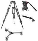 Sachtler System 18 S2 ENG 2 D Dolly Aluminum with Fluid Head, ENG 2 D Tripod and Dolly S