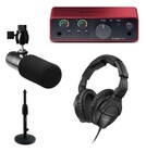 Earthworks Voice Over ETHOS Bundle Condenser Mic with Audio Interface, Headphones and Desk Stand