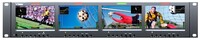 Wohler RM-2443WS-3G2 Dual Input 2RU Quad 4.3-Inch 3G/HD/SD-SDI/Analog Rackmount LCD Video Monitor