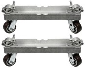 The Light Source MTD11.4375/2-ML-OS  Mega-Truss Dolly for Two 11.4" Global Truss, Silver
