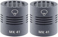 Schoeps MK 41 Matched Pair Supercardioid Matched Microphone Capsule Pair, Matte Gray