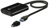 Sonnet DisplayLink Dual HDMI Adapter Dual 4K 60Hz HDMI Adapter for all Macs, Windows and Chromebook Computers