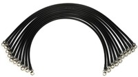 RF Venue RG8X2-10  2' RG8X Coaxial Cable, 10 Pack