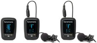 Saramonic Blink 500 ProX B2 2-Person Digital Camera-Mount Wireless Omni Lavalier Microphone System, Black, 2.4 GHz