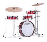 Tama LJK48PBRM  Club- Jam Pancake 4 Piece Shell Kit, Burnt Red Mist