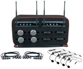 VocoPro MIB-QUAD-8C 8-Channel Wireless Microphone System in a Bag