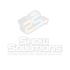 Show Solutions TCP12-2C-CENTER-FIXED 12" x 12" Truss Plate with 2 Pro Half Couplers, Fixed