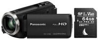 Panasonic HC-V180K Handycam with Angelbird SDXC 64GB Memory Card