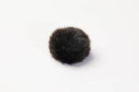 DPA AIR1-BLACK Fur Windscreen for Lavalier and Headset Microphones, Black