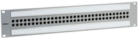 TecNec G64T-2MWTHD Medium Density Mini-Weco, Mid-Size, Patchbay, 2x32 2RU Full Normal Terminating, Gray