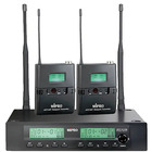 MIPRO ACT-312/ACT-32T2-MPR  Half-Rack Dual Channel Receiver with 2 Bodypacks, Lapel Mics 