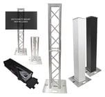 ProX XT-FTP328-656-B Flex Tower Totem Package, Adjustable 6.56' or 3.28' With Soft Carrying Bag