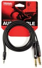 D`Addario PW-MPTS-06 6' 1/8" ST Male to Dual 1/4" Cable