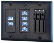 Pathway Connectivity PWWSI VPOE B4 Wall Station Insert, Vignette Power over Ethernet Master, 4-Buttons