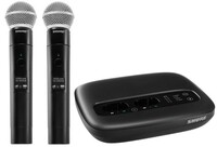 Shure MXW neXt 2 Wireless Handheld Presenter System 2-Channel Base Unit and 2x SM58 Handheld Microphone Transmitters