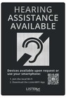 Listen Technologies LW-307  ListenWIFI Hearing Assistance Signage 