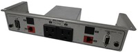 Altinex UT240-328S Under Table Hybrid HDMI, VGA, Audio, RJ45, and Power Source