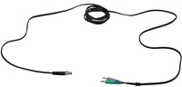AKG MK HS MiniJack 9.8" Headset Cable, TA6F to Two 1/8" Mini-Jacks for PC and Conferencing