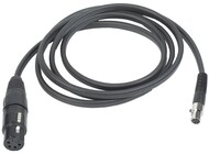 AKG MK HS XLR 4D 5.2' to 7.5' Headset Cable, TA6F to 4-pin XLR-F
