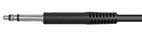 Hosa TTS-102 TT-TRS to Same - Standard Balanced Patch Cable (2 ft.)