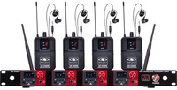 Galaxy Audio AS-4400M3 Quad UHF Wireless In-Ear Monitor Band System, 506-524MHz