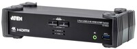 ATEN CS1822 2-Port USB 3.0 4K HDMI KVMP Switch with Audio Mixer