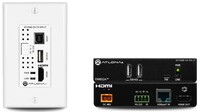 Atlona Technologies AT-OME-EX-WP-KIT-LT 4K/UHD HDMI/USB-over-HDBaseT Lite Extender Kit, 70m