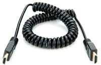 Atomos ATOMCAB011 Full HDMI to Full HDMI Coiled Cable, 19.7 - 25.6"