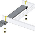 Middle Atlantic CLH-WRS Ladder Wall Support Hardware (1 Pair)