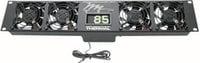 Middle Atlantic Products UQFP-4D Ultra-Quiet Fan Rack Panel with Display (4 Fans)