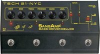 Tech 21 BSDR-DLX SansAmp Bass Driver Deluxe Bass Preamplifier with 6 Presets