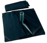 Rose Brand Pipe and Drape Base Cover for 18"x 18" Bases, Black