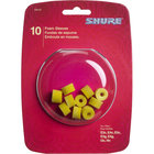Shure EAYLF1-10 Yellow Foam Sleeves, 5 pair