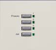 Leprecon LHS-3P-AI512 Litescape Houselite System AI-512 Wall Panel (3-Button Preset w/Off)