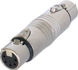 Neutrik NA5FF 5-Pin XLR-F to XLR-F Wired Gender Adapter