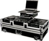Odyssey FZGS12CDJW Glide-Style DJ Coffin Case (with Wheels & Sliding Laptop Tray)