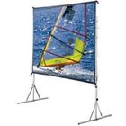 Draper 218009 Screen, Cinefold with Standard Legs, 90" Diagonally, NTSC, Flexible Matte White