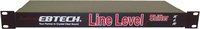 Ebtech LLS8XLR-BLACK Line Level Shifter, Rackmount, XLR Connectors