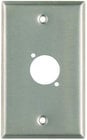Pro Co WPU1004 Plateworks Single-Gang Stainless Steel Wall Plate with 1x D-Series Punchout