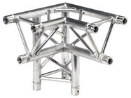 Global Truss TR-4093-D/L 1.64 ft 3-Way 90° Corner Junction with Apex Down