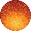 Rosco 33302 ColorWaves Glass Gobo, Amber Mosaic