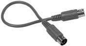 Hosa MID-305 5' Black MIDI Cable