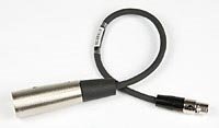 Lectrosonics MCSRXLR Cable, TA3F to XLRM, 12"