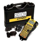 Dymo Corporation 1756589 Rhino 5200 Industrial Label Printer Hard Case Kit with Li-Ion Battery, AC Adapter, and 2 Rolls of Industrial Tapes