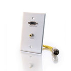 Cables To Go 42332 Wall Plate, HD15, Composite