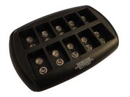 Ansmann USA HORIZON-10BAY-9VOLT Horizon 9V Charger, 75mA, 10-Bay