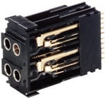 Neutrik NJ3TTA-4-HNB Patch Panel Module - Blocks of 2 Channels, Half-Normalled Bottom Row