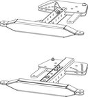 Nexo GPT-XBOW  1 Pair of Mini Crossbows for GEOS12 Array Modules (Requires 4 VXT-BL820s)